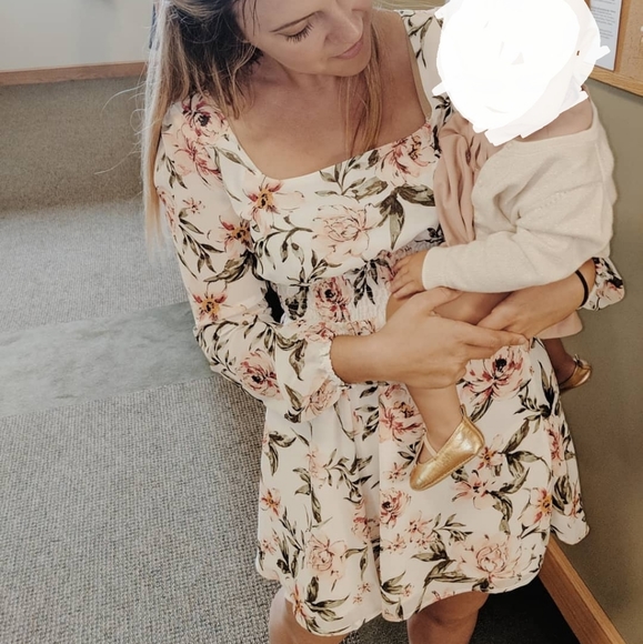 Long sleeve floral dress - Picture 6 of 6